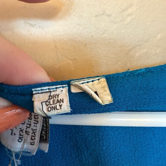 Embellished Blue and Black Women's Dress - Picture 7 of 9